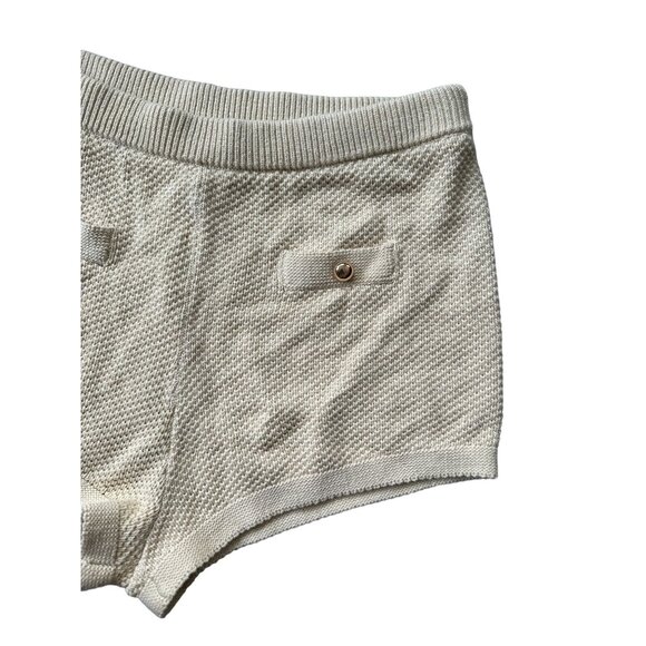 REFORMATION Charlotte Knit Button Shorts Size Large NEW New with tags - Picture 3 of 8